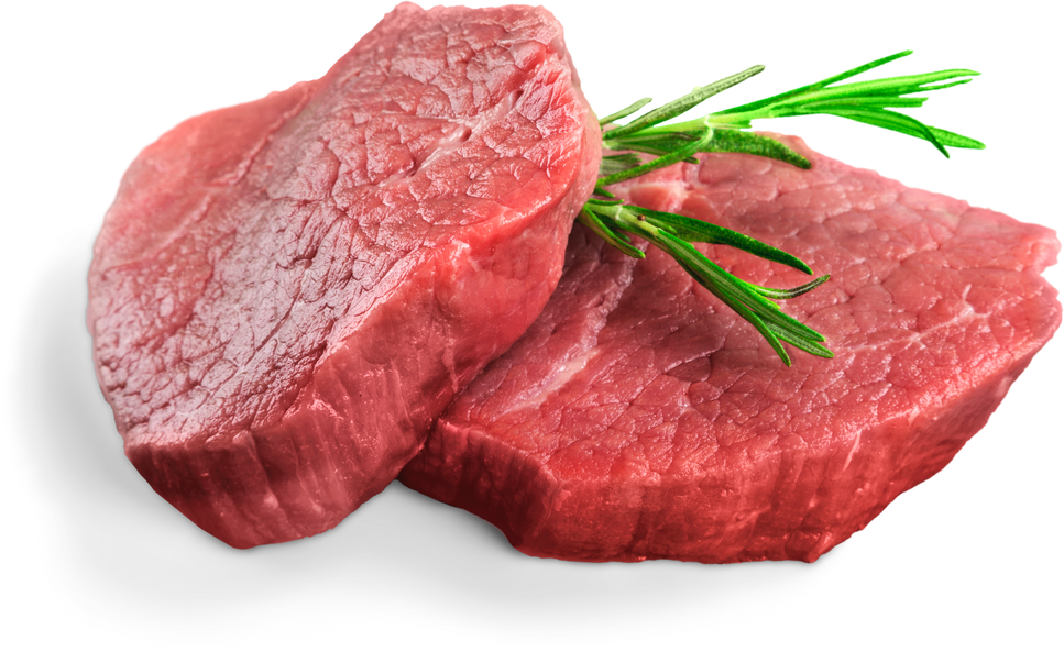 Raw Beef Isolated